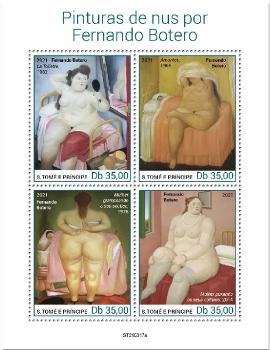 n° 8775/8778 - Timbre SAINT-THOMAS ET PRINCE Poste