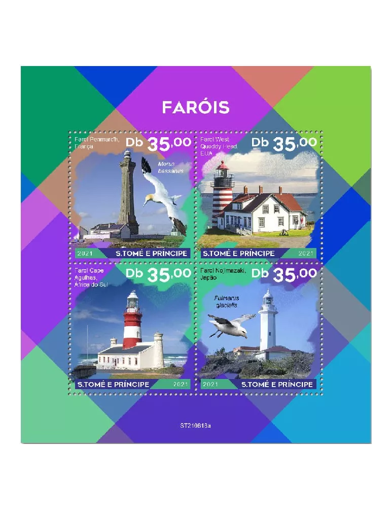 n° 8779/8782 - Timbre SAINT-THOMAS ET PRINCE Poste