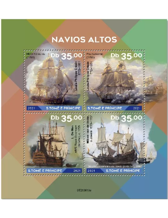 n° 8783/8786 - Timbre SAINT-THOMAS ET PRINCE Poste