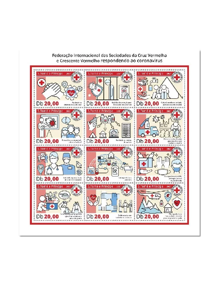 n° 8817/8828 - Timbre SAINT-THOMAS ET PRINCE Poste