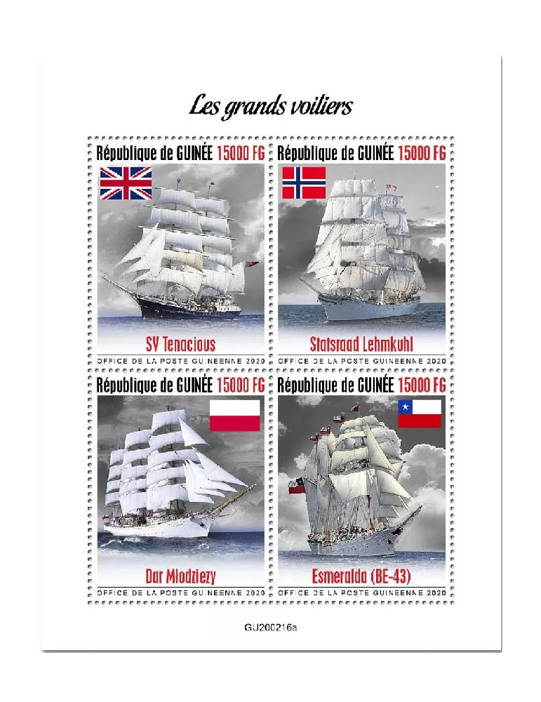 n° 10428/10431 - Timbre GUINEE Poste