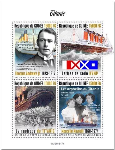 n° 10432/10435 - Timbre GUINEE Poste