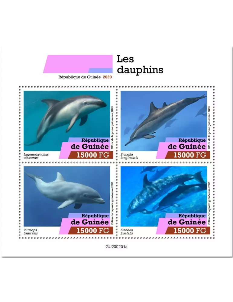 n° 10490/10493 - Timbre GUINEE Poste