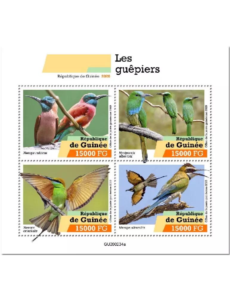 n° 10504/10507 - Timbre GUINEE Poste