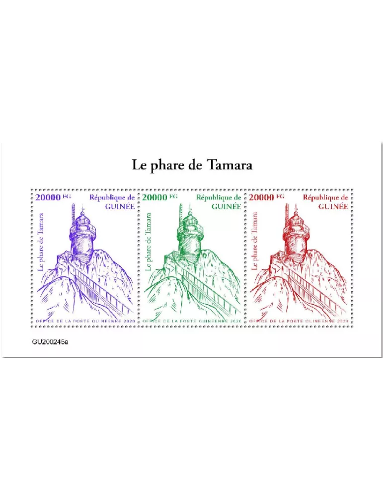 n° 10550/10552 - Timbre GUINEE Poste