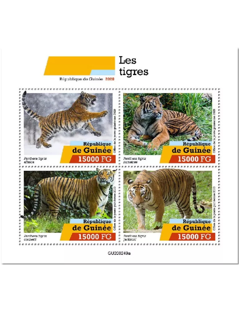 n° 10568/10571 - Timbre GUINEE Poste