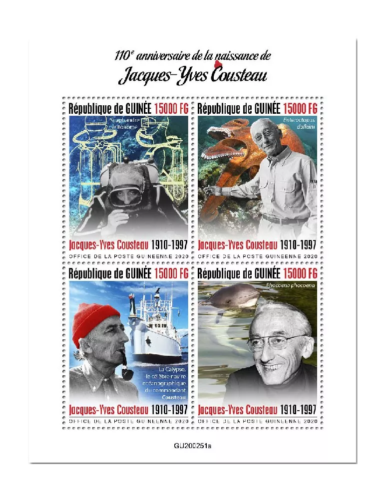 n° 10584/10587 - Timbre GUINEE Poste