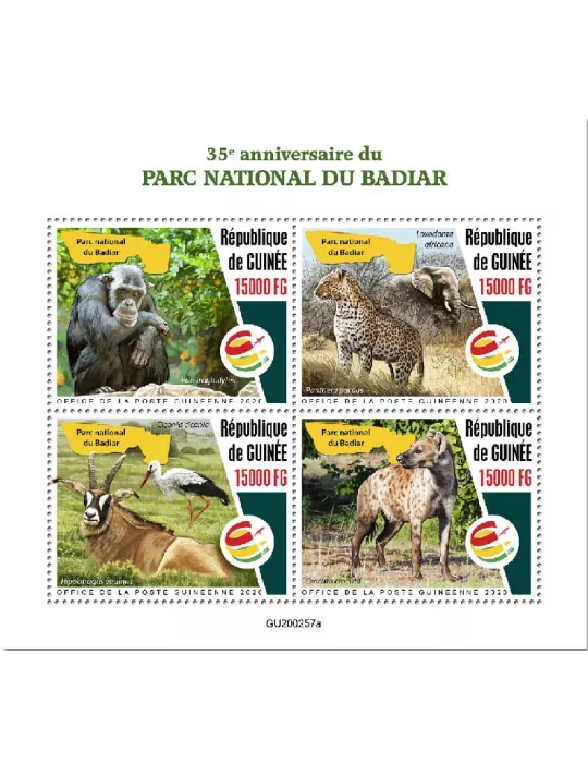 n° 10608/10611 - Timbre GUINEE Poste