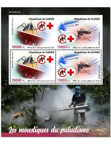 n° 10740/10741 - Timbre GUINEE Poste
