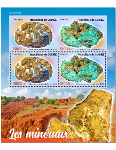 n° 10742/10743 - Timbre GUINEE Poste