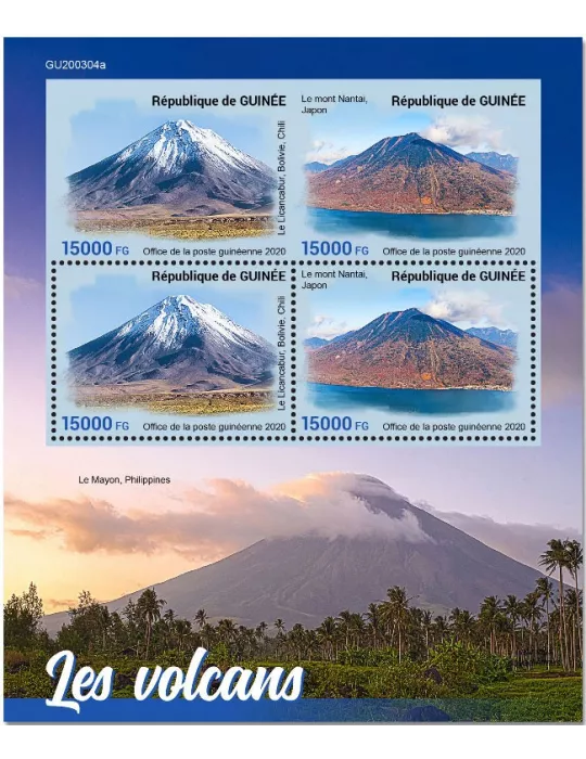 n° 10744/10745 - Timbre GUINEE Poste