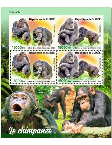 n° 10750/10751 - Timbre GUINEE Poste