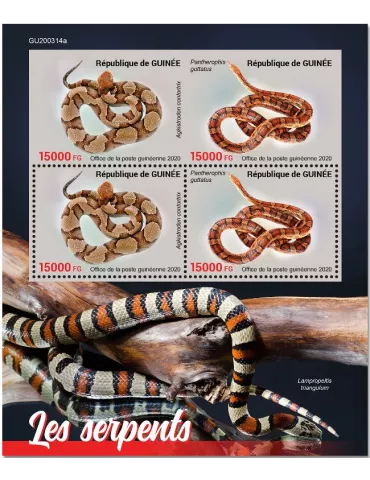 n° 10764/10765 - Timbre GUINEE Poste