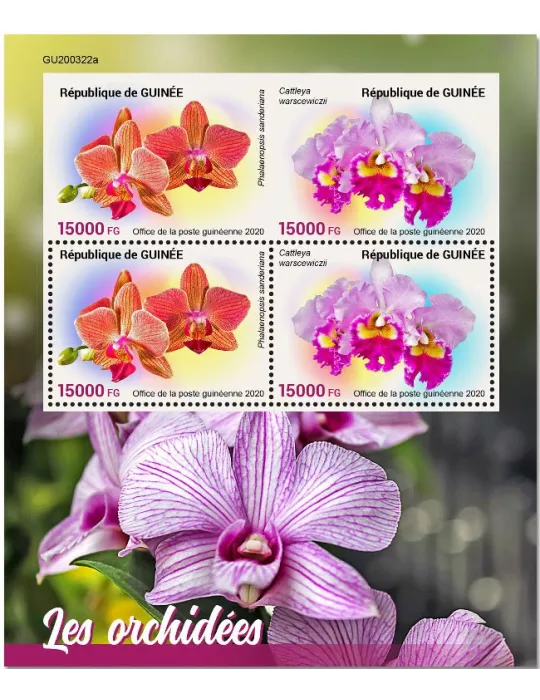 n° 10780/10781 - Timbre GUINEE Poste