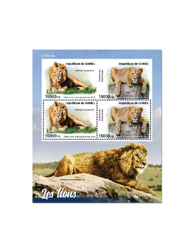 n° 10794/10795 - Timbre GUINEE Poste