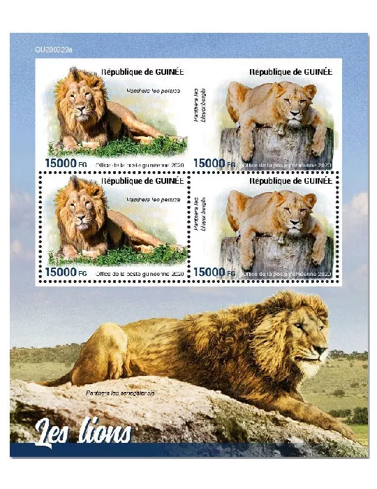n° 10794/10795 - Timbre GUINEE Poste