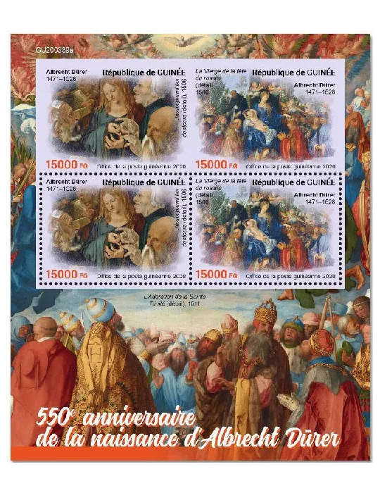 n° 10814/10815 - Timbre GUINEE Poste