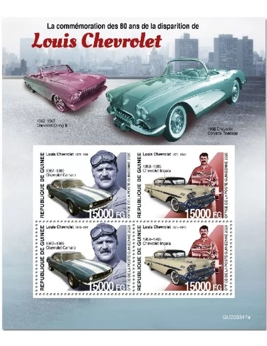 n° 10830/10831 - Timbre GUINEE Poste