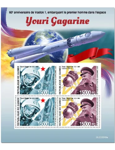 n° 10834/10835 - Timbre GUINEE Poste