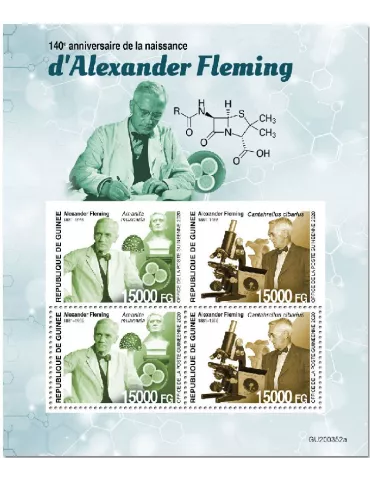 n° 10840/10841 - Timbre GUINEE Poste