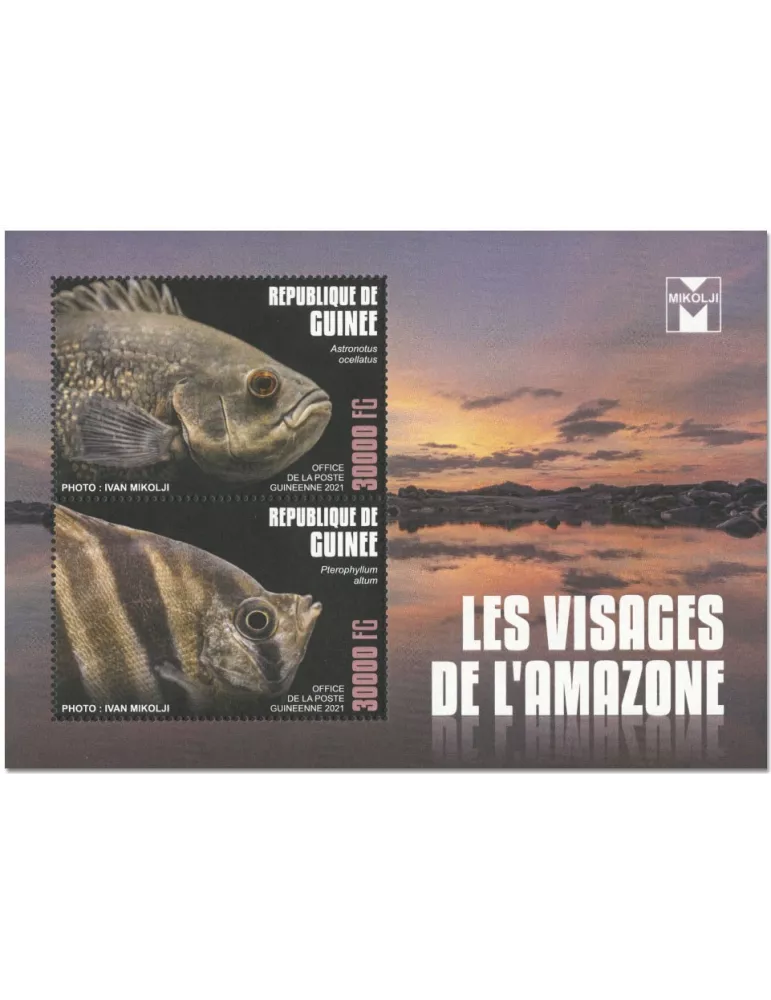 n° 10878/10879 - Timbre GUINEE Poste