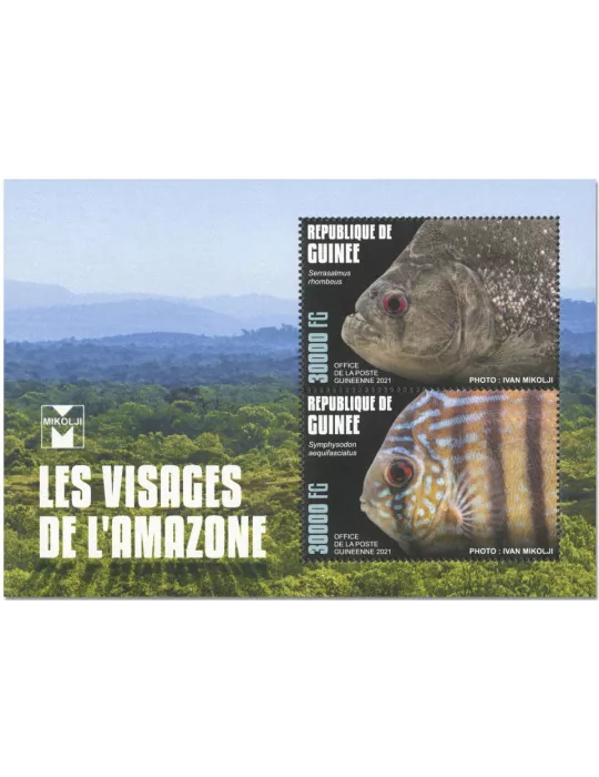 n° 10880/10881 - Timbre GUINEE Poste