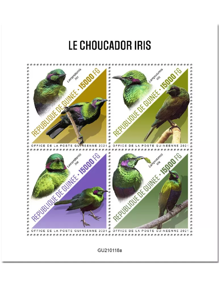 n° 10912/10915 - Timbre GUINEE Poste