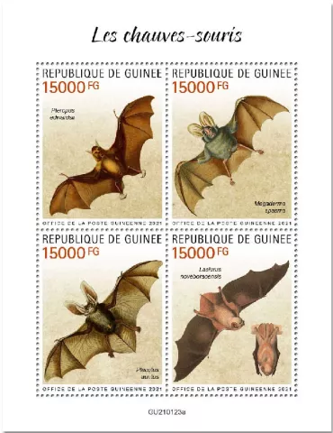 n° 10932/10935 - Timbre GUINEE Poste