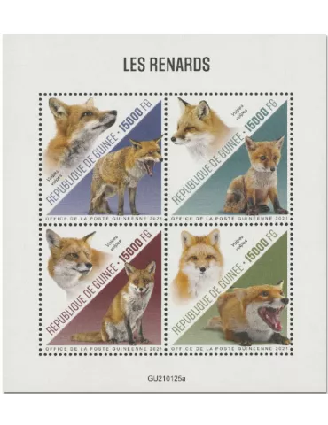 n° 10940/10943 - Timbre GUINEE Poste