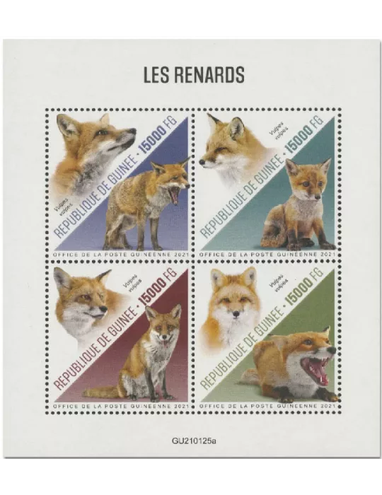 n° 10940/10943 - Timbre GUINEE Poste