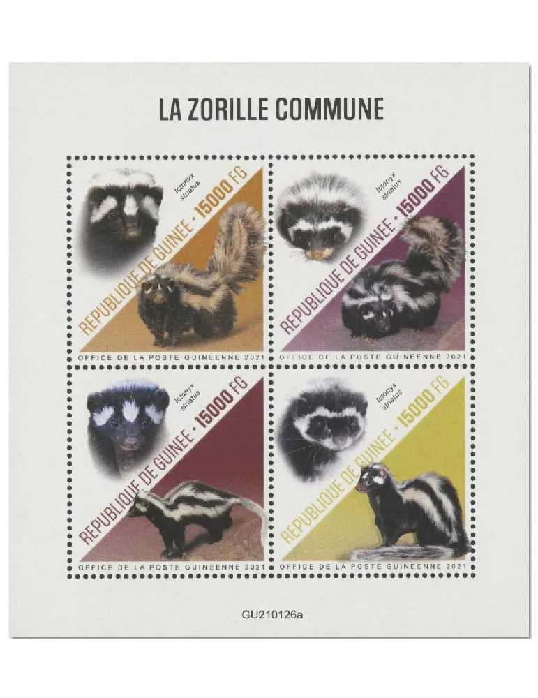 n° 10944/10947 - Timbre GUINEE Poste