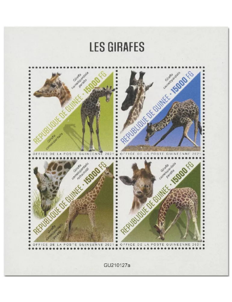 n° 10948/10951 - Timbre GUINEE Poste