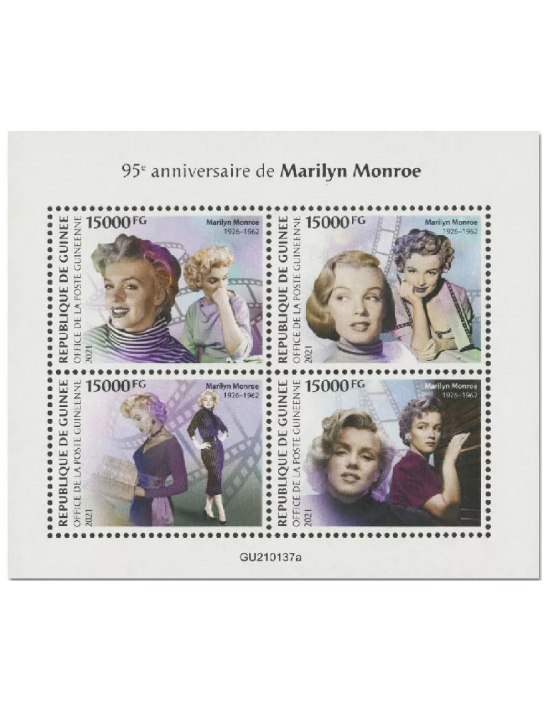 n° 10988/10991 - Timbre GUINEE Poste