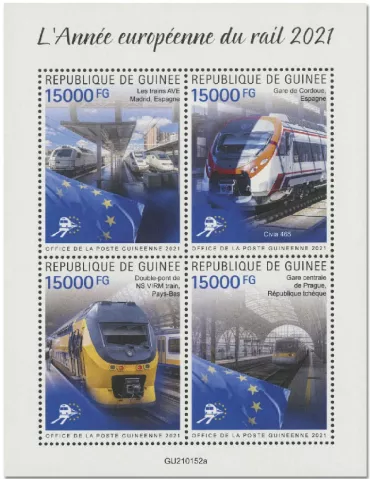 n° 11048/11051 - Timbre GUINEE Poste