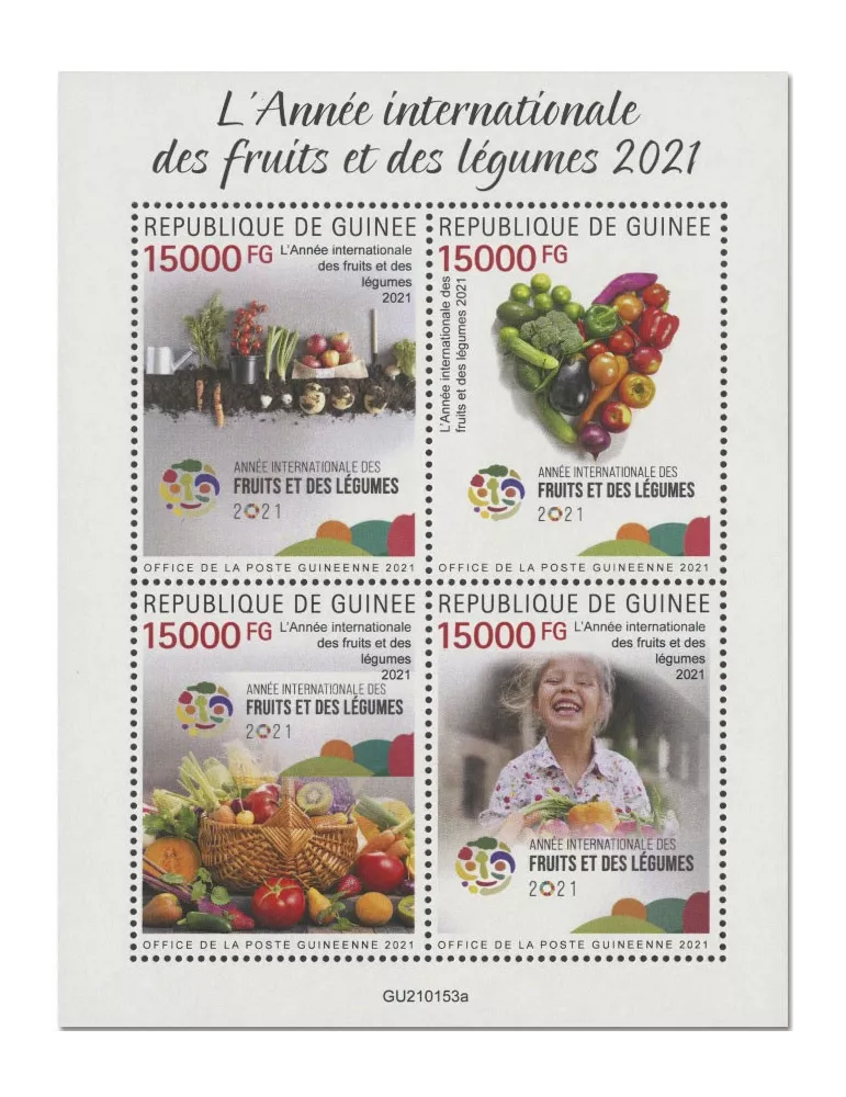 n° 11052/11055 - Timbre GUINEE Poste