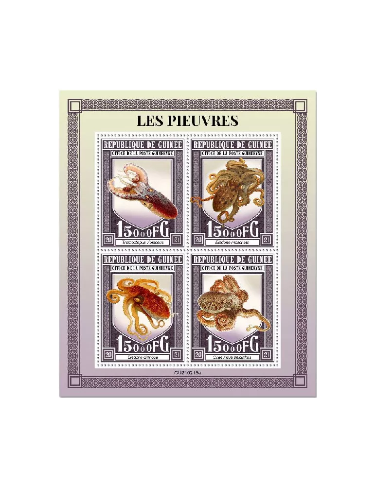 n° 11116/11119 - Timbre GUINEE Poste