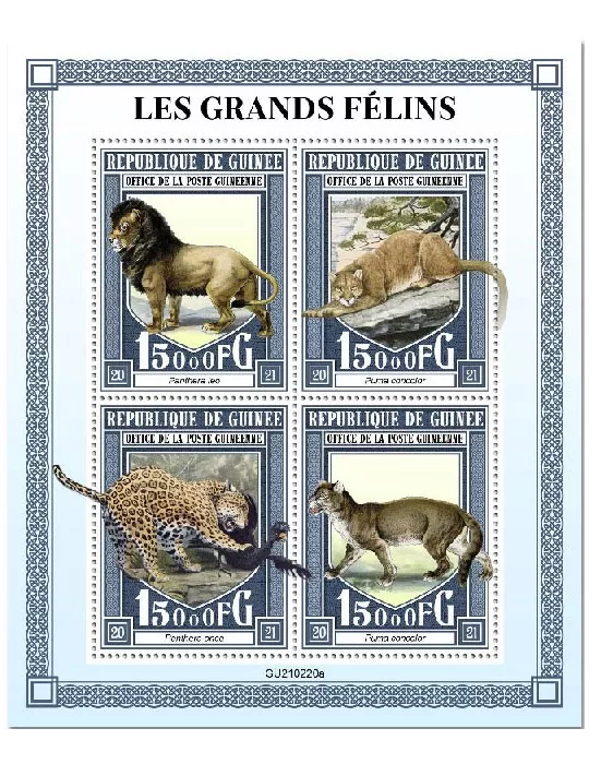 n° 11136/11139 - Timbre GUINEE Poste