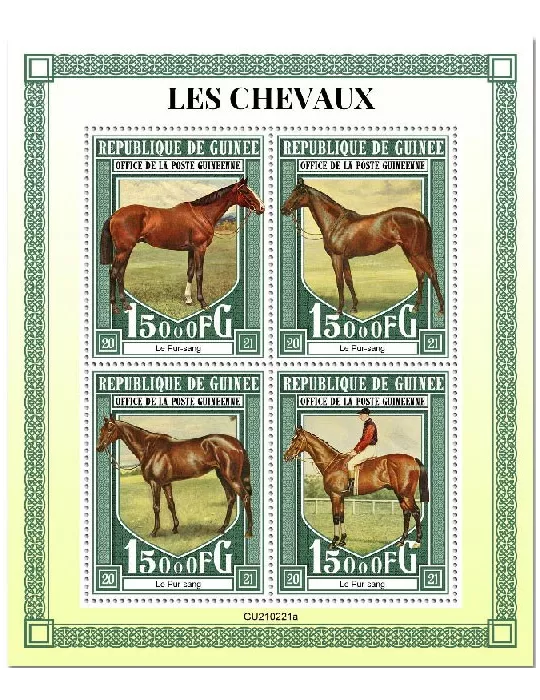 n° 11140/11143 - Timbre GUINEE Poste