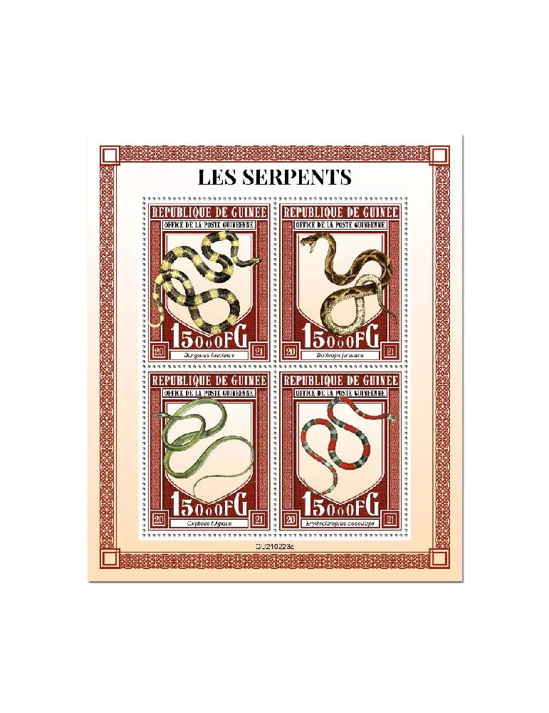 n° 11148/11151 - Timbre GUINEE Poste