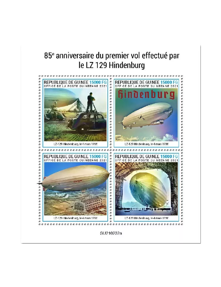 n° 11184/11187 - Timbre GUINEE Poste