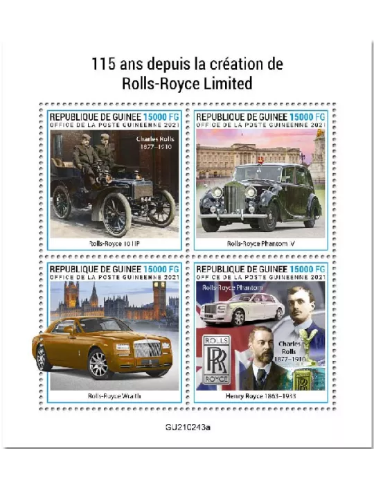 n° 11228/11231 - Timbre GUINEE Poste