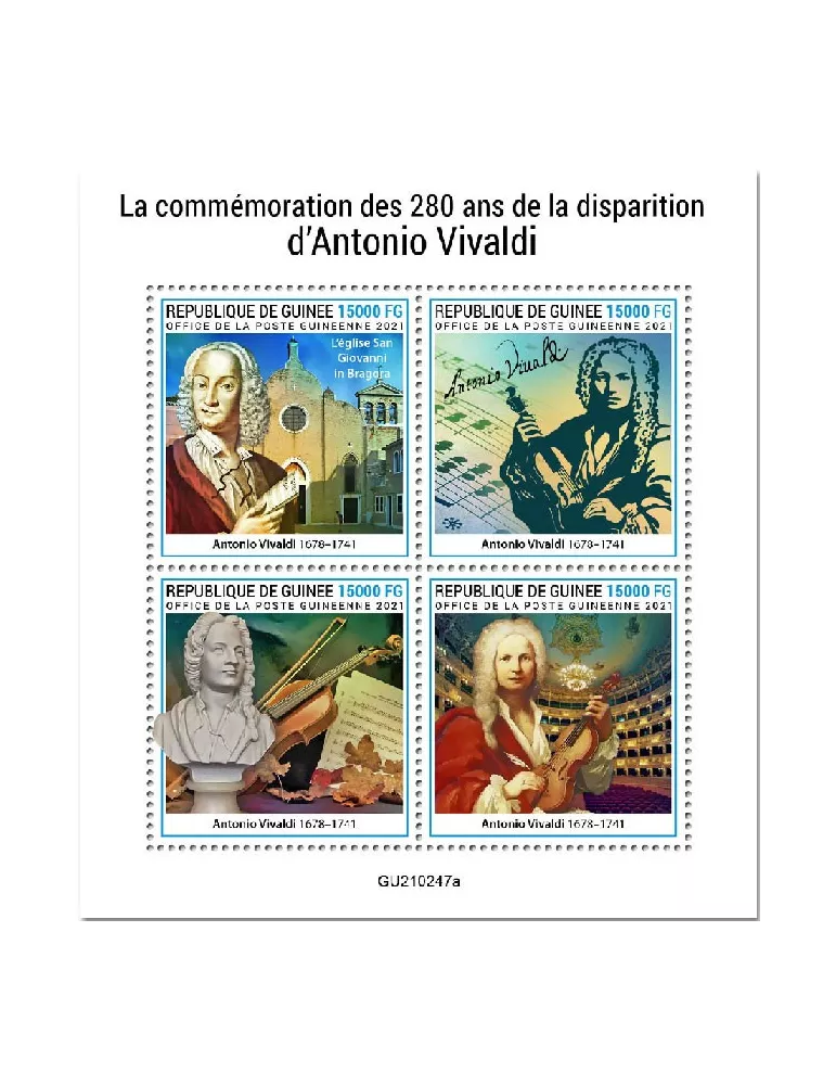 n° 11244/11247 - Timbre GUINEE Poste