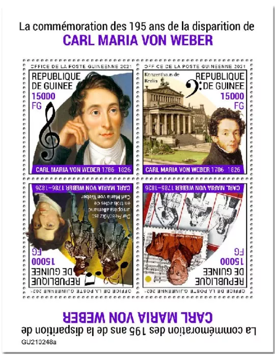 n° 11248/11251 - Timbre GUINEE Poste