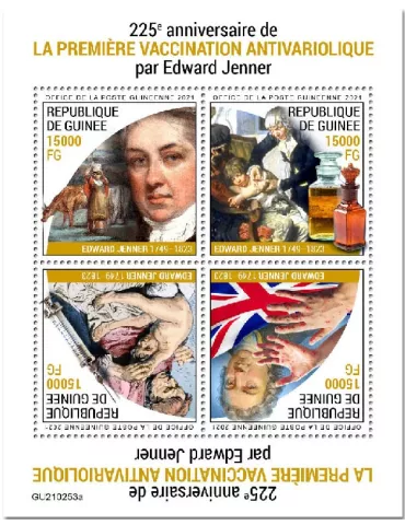 n° 11268/11271 - Timbre GUINEE Poste