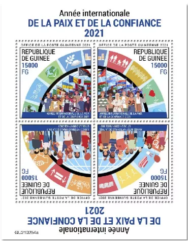 n° 11272/11275 - Timbre GUINEE Poste