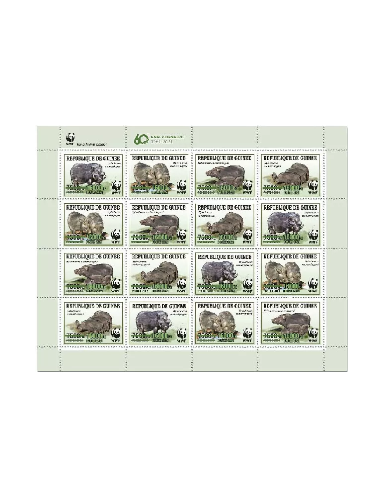 n° 11303/11306 - Timbre GUINEE Poste