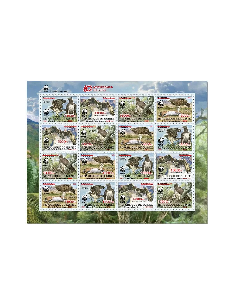 n° 11315/11318 - Timbre GUINEE Poste