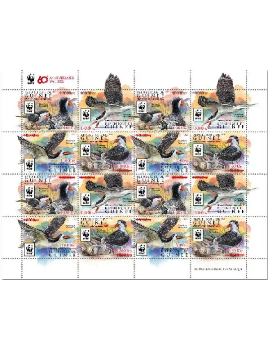 n° 11331/11334 - Timbre GUINEE Poste