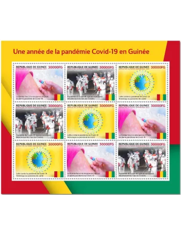 n° 11339/11341 - Timbre GUINEE Poste