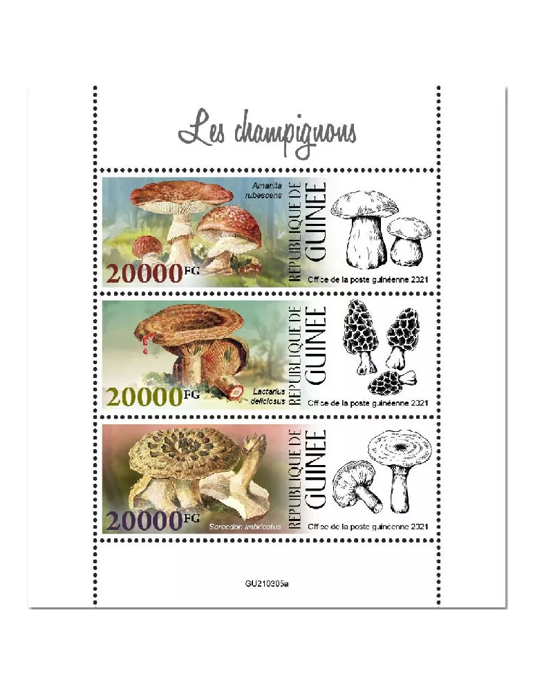 n° 11365/11367 - Timbre GUINEE Poste